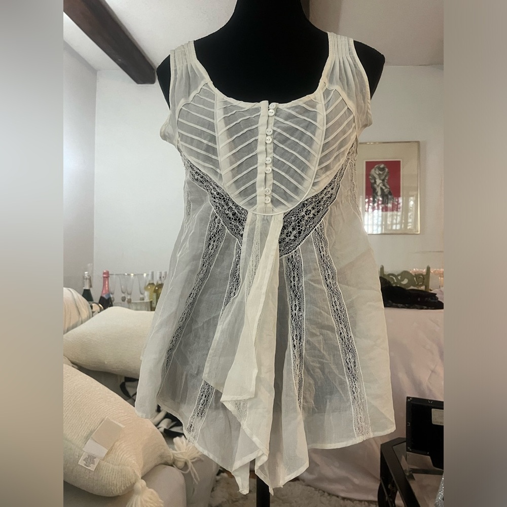 Zara sheer top